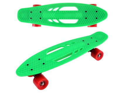 204218 skateboard fiszka pro deti zeleny