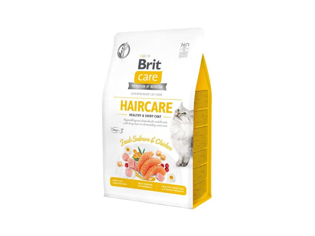 Brit Care Cat Grain-Free Haircare Healthy & Shiny Coat 0,4 kg