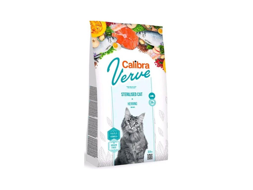 Calibra Cat Verve Grain Free Sterilised Herring 3,5 kg