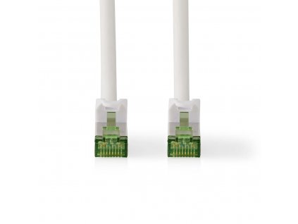 Nedis síťový kabel Cat 7 PiMF, zástrčka RJ45 - zástrčka RJ45, 0.5 m, bílá (CCGB85420WT05)