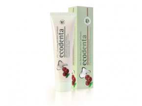 ecodenta 2in1 refreshing anti tartar toothpaste with cranberry extract and kalident 100 ml