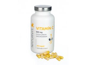 NaturVit Vitamín C 500 mg s postupným uvolňováním 90 kapslí