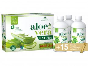 harma Activ AloeVeraLife Natura 1000 ml 2+1 ZDARMA (2000 ml + 1000 ml) + LIPOZOMAL vitamin C 15 sáčků