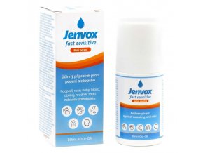 Jenvox Fast Sensitive Proti pocení a zápachu roll-on 50 ml