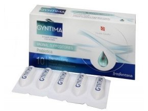 Gyntima Probiotica vaginální čípky 10 ks