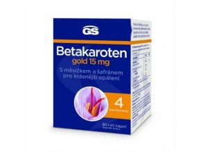 GS Betakaroten gold 15 mg 80 kapslí + 40 kapslí ZDARMA