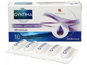 Gyntima vaginální čípky Menopausa 10 ks DMT: 14.12.2023