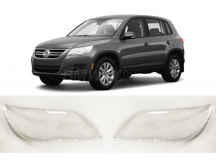 Kryty předních světel pro Volkswagen Tiguan (2007-2011) (Orientace Pravá)