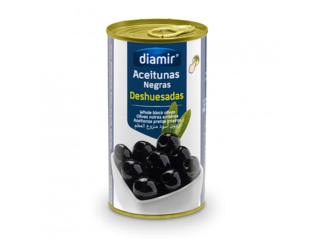 Černé olivy bez pecek 150 g