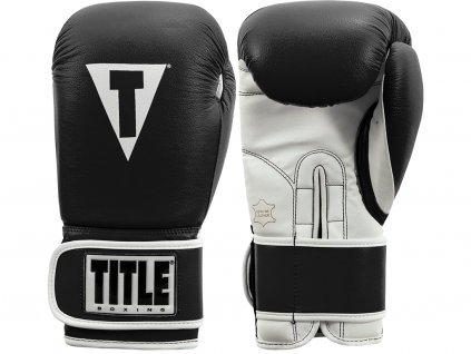 Title Boxing Pro Style 3.0 kožené tréninkové rukavice - černo/bílé