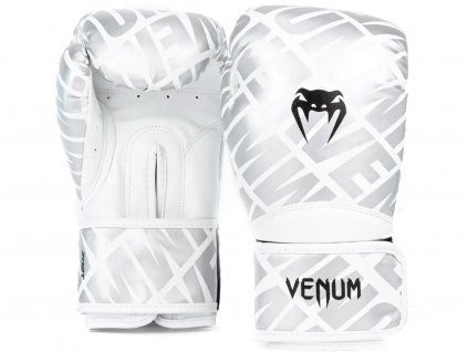 Venum Contender 1.5 XT boxerské rukavice - bílo/stříbrné