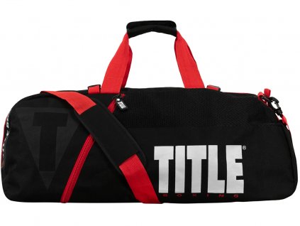 Title Boxing Champion sportovní taška/batoh - černo/červený