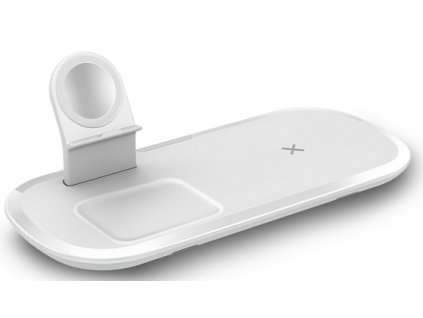 Bezdrátová nabíječka pro iPhone, Apple Watch a AirPods - Devia, Desktop 3in1 Wireless Charger