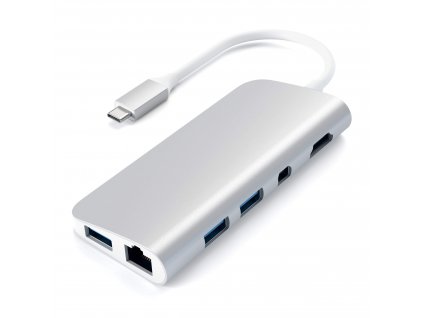 Redukce / adaptér - Satechi, USB-C Multimedia Adapter Silver