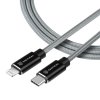 Certifikovaný kabel USB-C/Lightning - Tactical, Fast Rope Aramid 100CM
