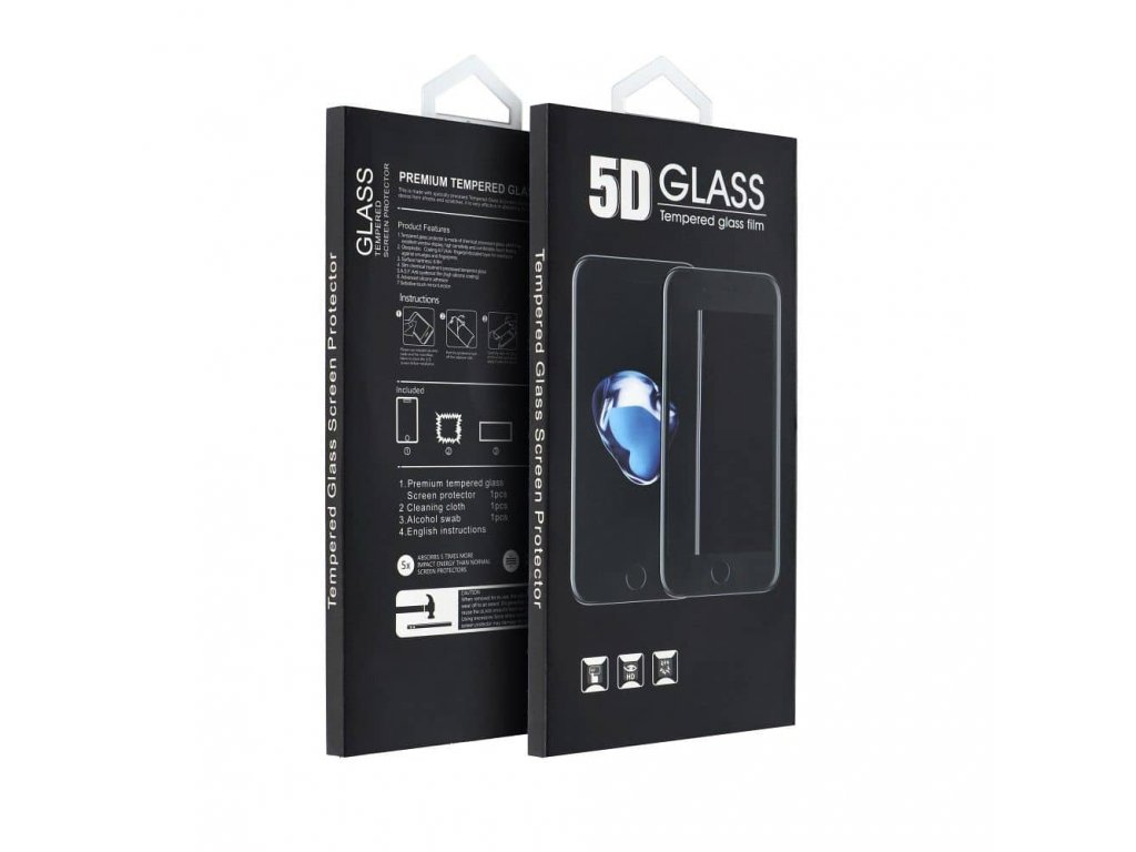 5D Full Glue Ochranné sklo černé pro Apple iPhone 7 Plus/8 Plus