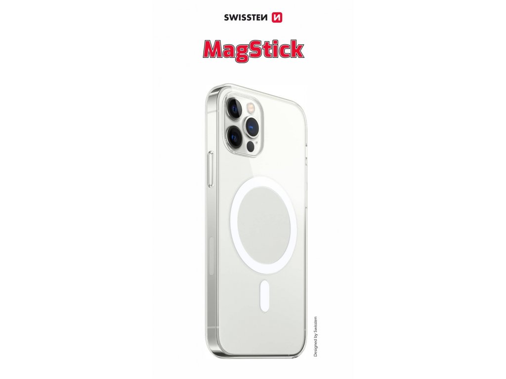 SWISSTEN Pouzdro Clear Jelly MagStick pro iPhone 15 transparentní