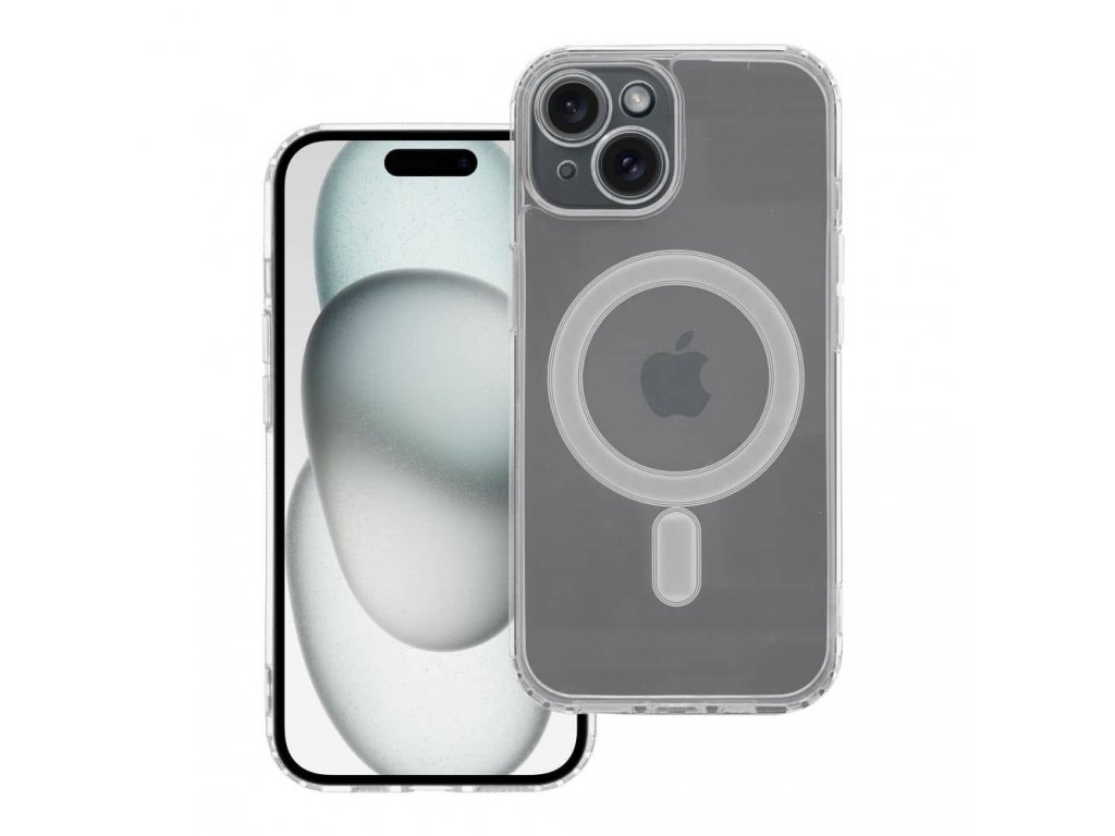 MagSafe kryt s ochranou čoček na iPhone 15 průhledný