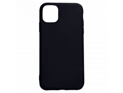 Černý odolný silikonový obal pro iPhone 11 Pro Max