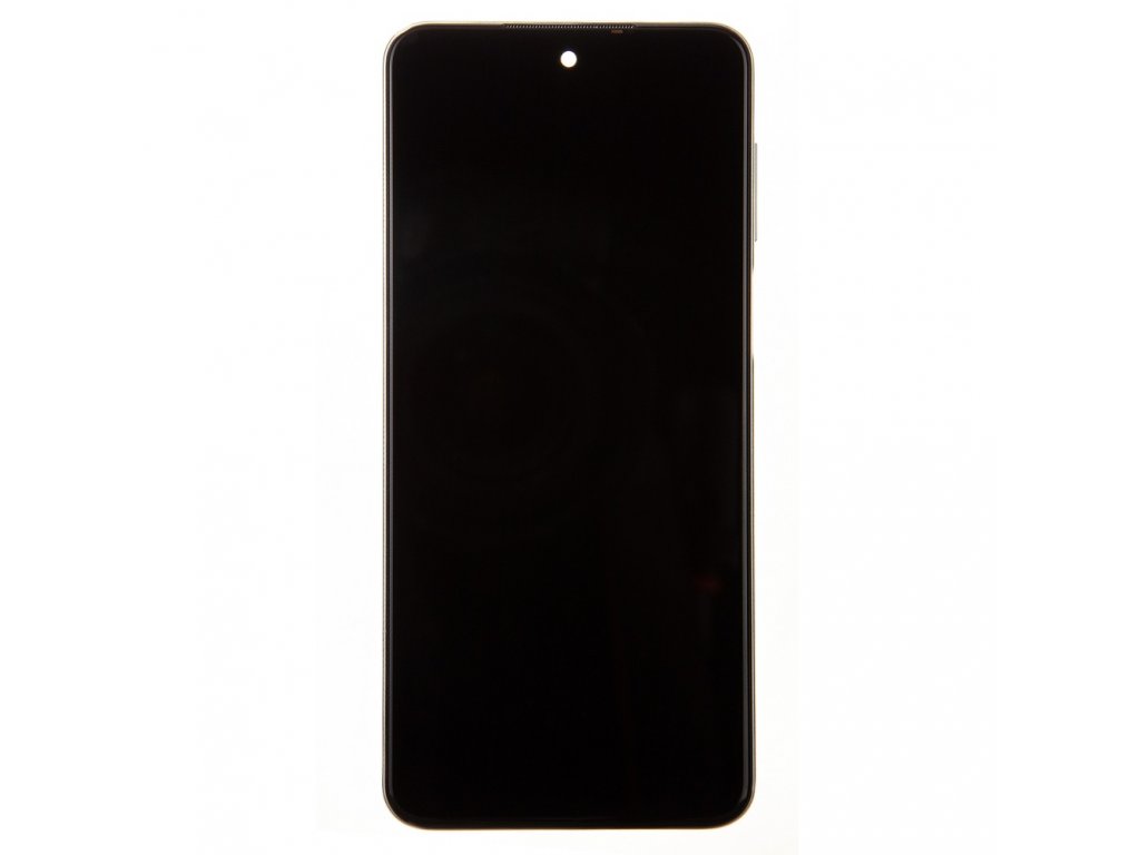 Originál LCD Display + Dotyková Deska + Přední Kryt pro Xiaomi Redmi Note 9 Pro / 9S White (Service Pack)
