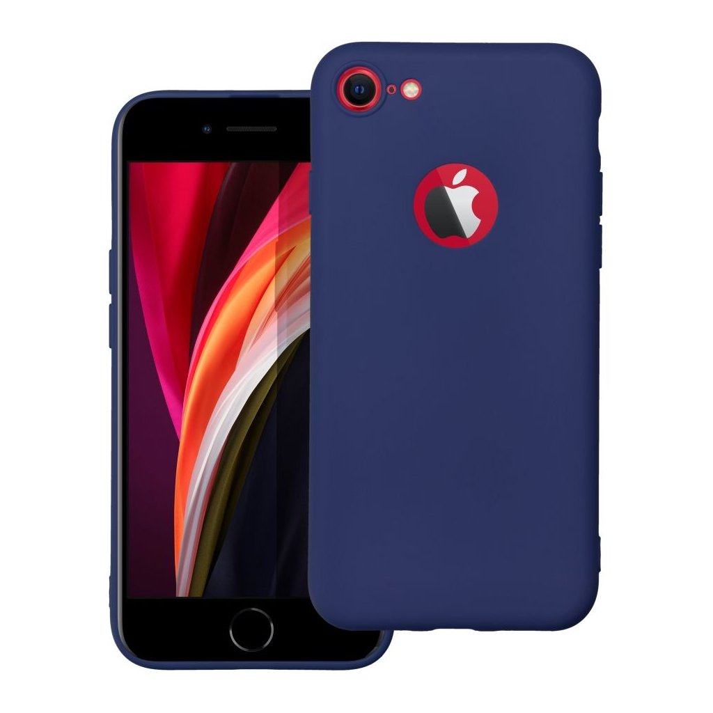 Pouzdro Forcell SOFT Apple Iphone 8 tmavě modré
