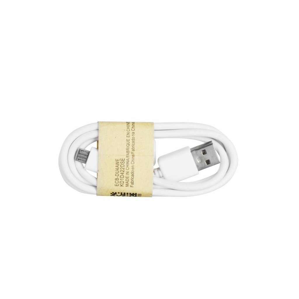 USB Kabel A-B (micro), 1m - bílý