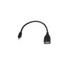 Micro USB Kabel - Adaptér OTG - (USB Host) - černý