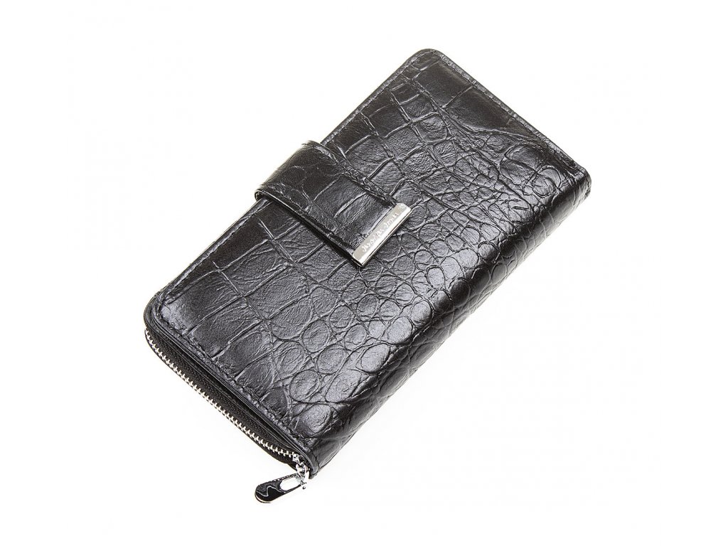 Dámská kožená peněženka černá Jennifer Jones 5280 7 BK ModexaStyl (6)