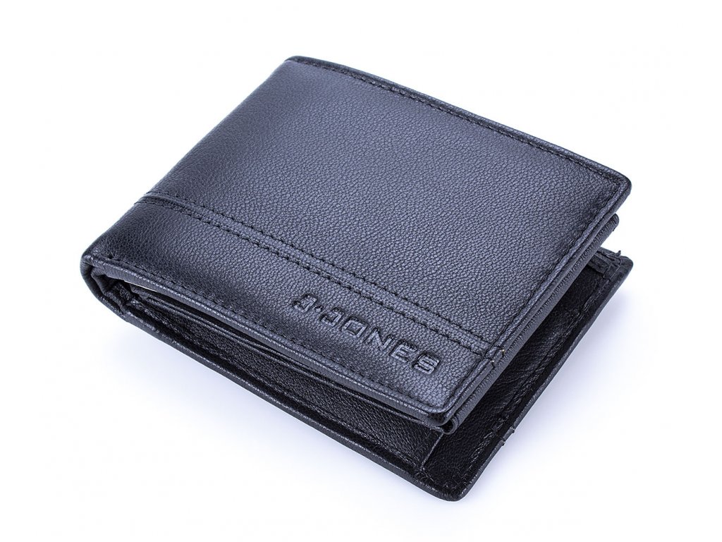 Pánská kožená peněženka černá J Jones 5313 BK ModexaStyl (3)