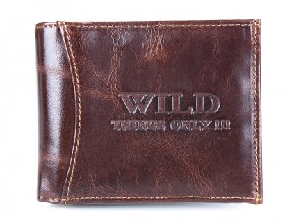Pánská kožená peněženka Wild 5504 hnědá ModexaStyl (2)