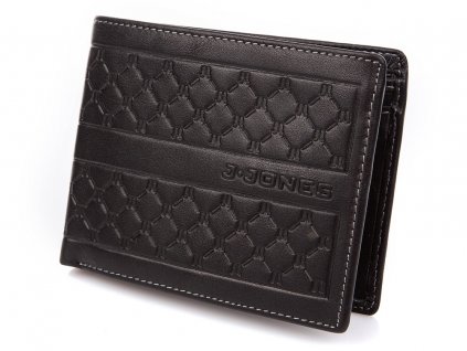 Pánská kožená peněženka černá J. JONES 5566 BK ModexaStyl (2)