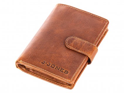 Pánská kožená peněženka J JONES 5327 hnědá ModexaStyl (5)