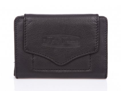Kvalitní dámská kožená peněženka Money maker 528B černá ModexaStyl (2)