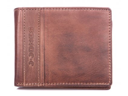 Pánská kožená peněženka hnědá J Jones 5708 ModexaStyl (2)