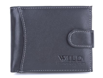 Pánská kožená peněženka Wild 55041 černá ModexaStyl (3)