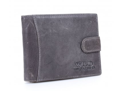 Pánská kožená peněženka Wild šedá 5503 ModexaStyl (7)