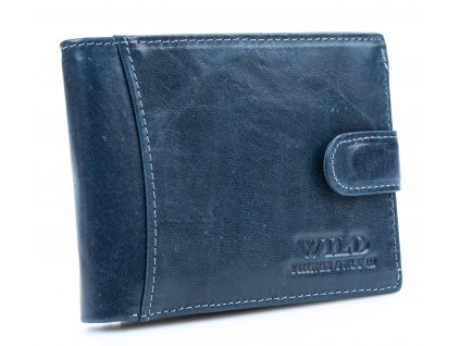 Pánská kožená peněženka Wild 5503 NY modrá ModexaStyl (2)