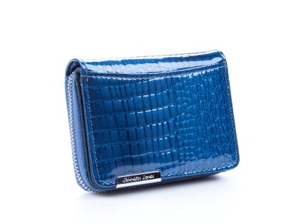 Malá dámská kožená peněženka modrá Jennifer Jones 5262 2 BE ModexaStyl (2)