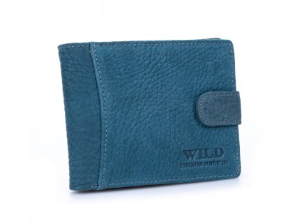 Pánská kožená peněženka Wild 5503 NY2 modrá jeans ModexaStyl (2)