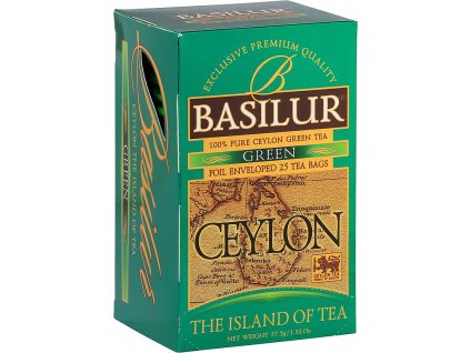 BASILUR Island of Tea Green přebal 25x1,5 g