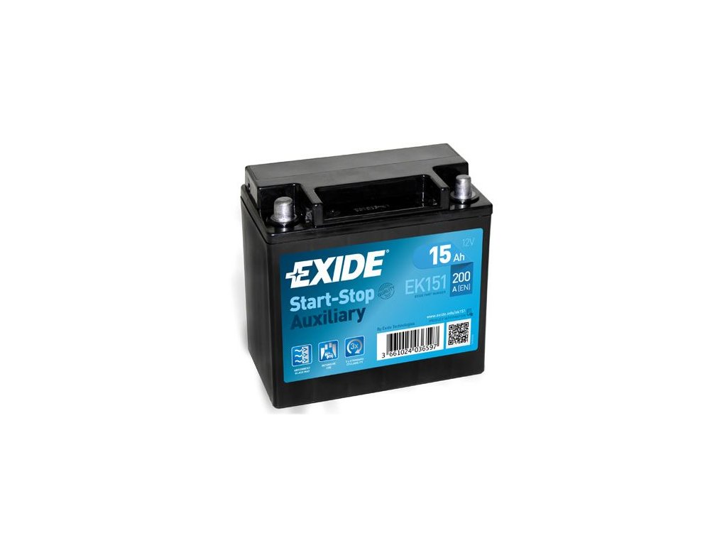 Startovací baterie EXIDE Start-Stop Auxiliary EK151