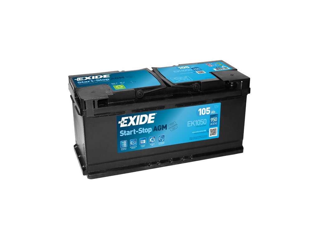 Startovací baterie EXIDE AGM EK1050
