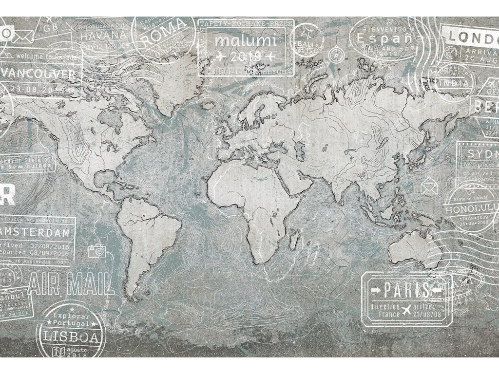 mapa sveta tapeta