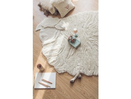 vlněný dětský koberec ovečka
