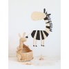 Zebra - dřevěná nástěnná dekorace v Safari stylu