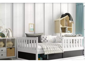 detska postel smart s uloznym priestorom biela