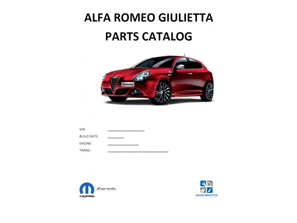 Giulietta parts shop