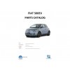 Fiat 500EV Katalog dílů / Parts catalog