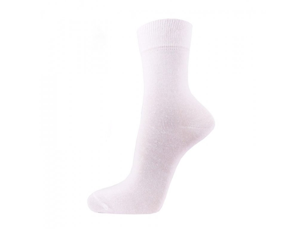 Klasické bavlněné ponožky - bílé
