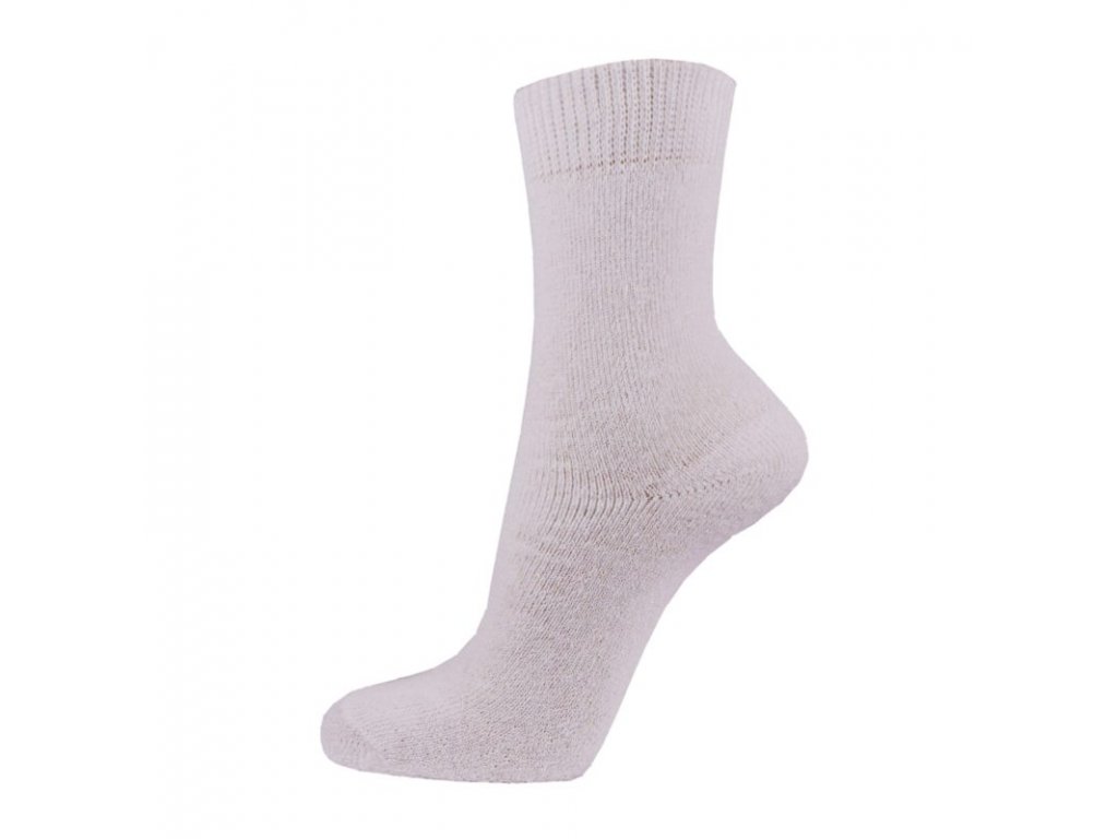Bavlněné pracovní ponožky - bílé